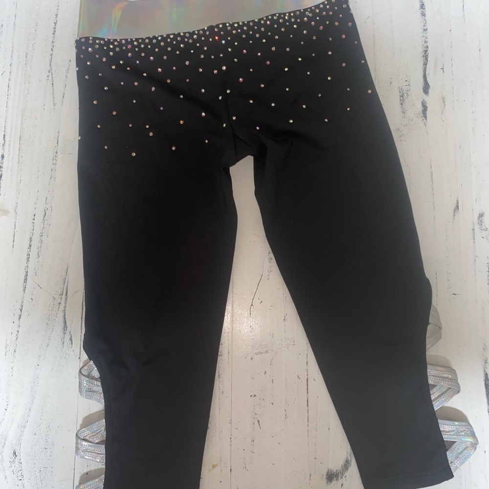Like new YL Rebel bling cheer outfit costume - Picture 7 of 9